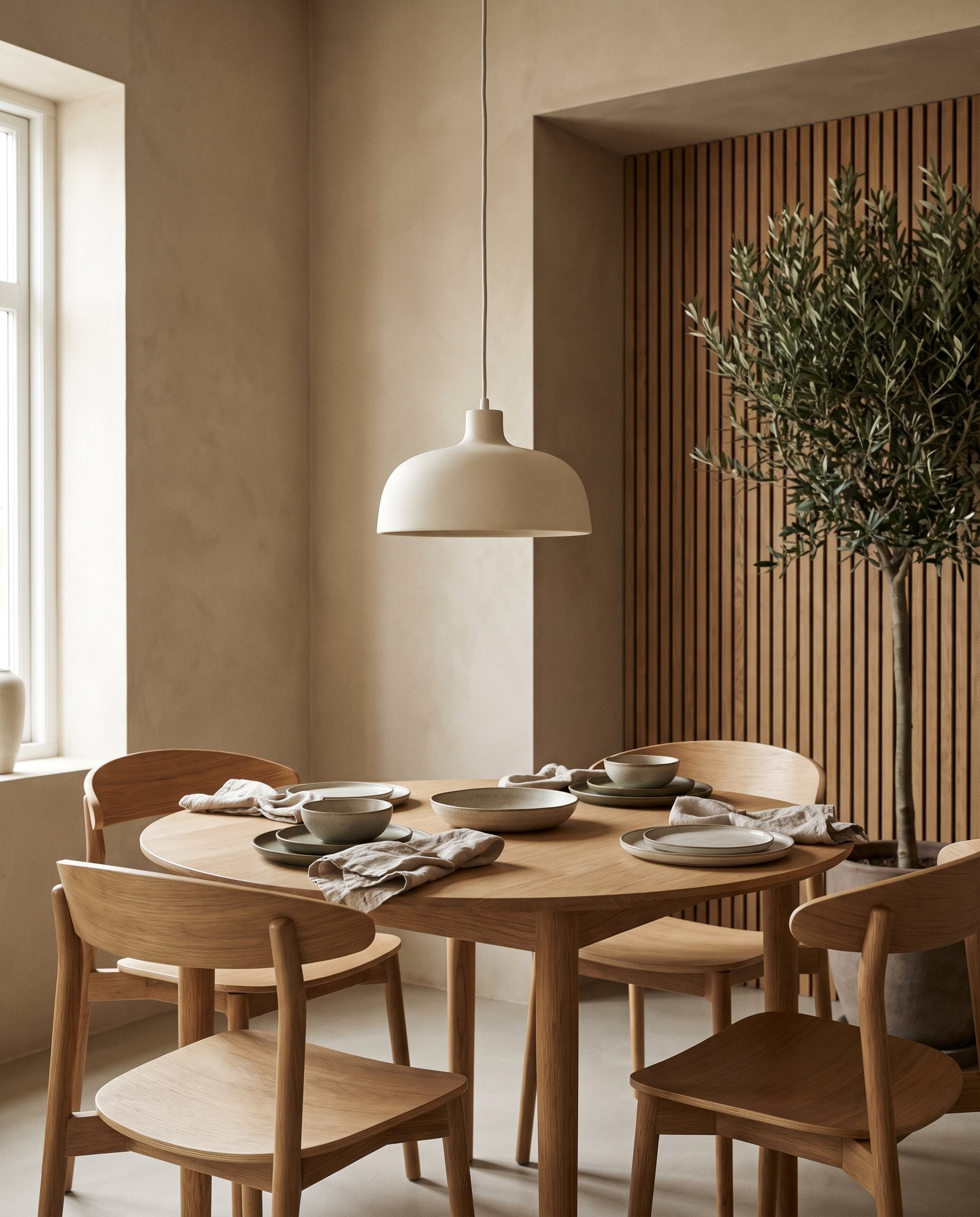 Table design dans une salle à manger