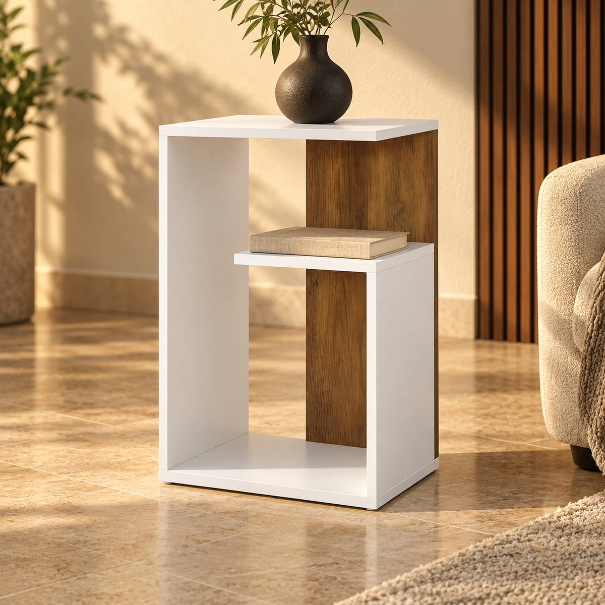 Table d’appoint forme G – vue 2