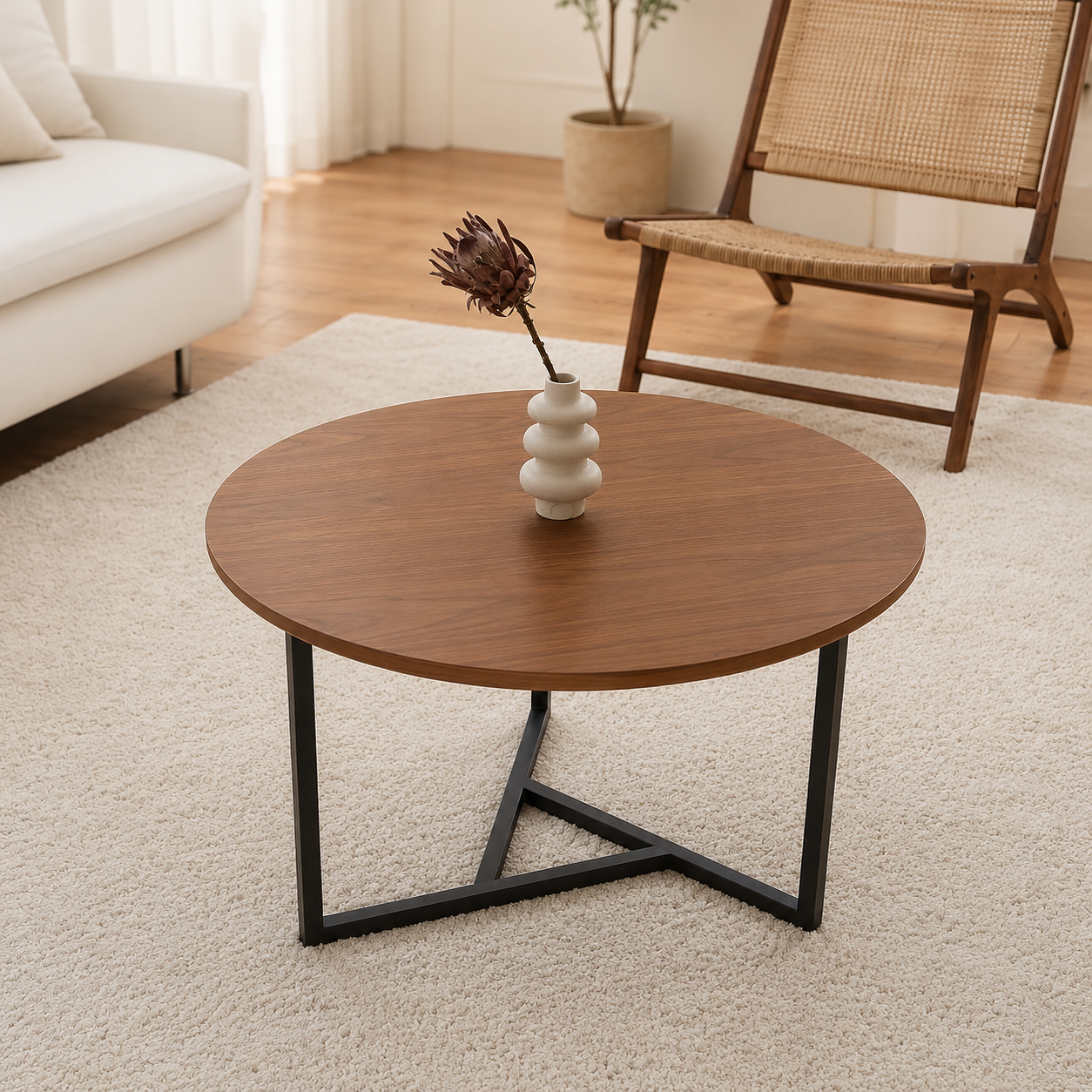 Table basse TRIKA finition noire