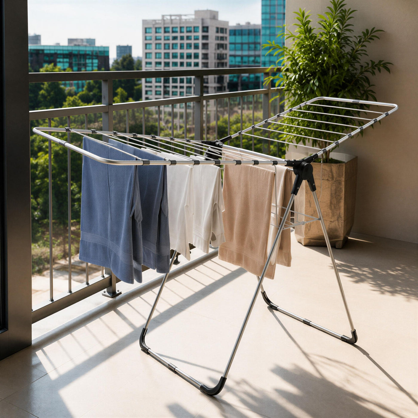 Étendoir à linge pliable 178 cm – vue 3