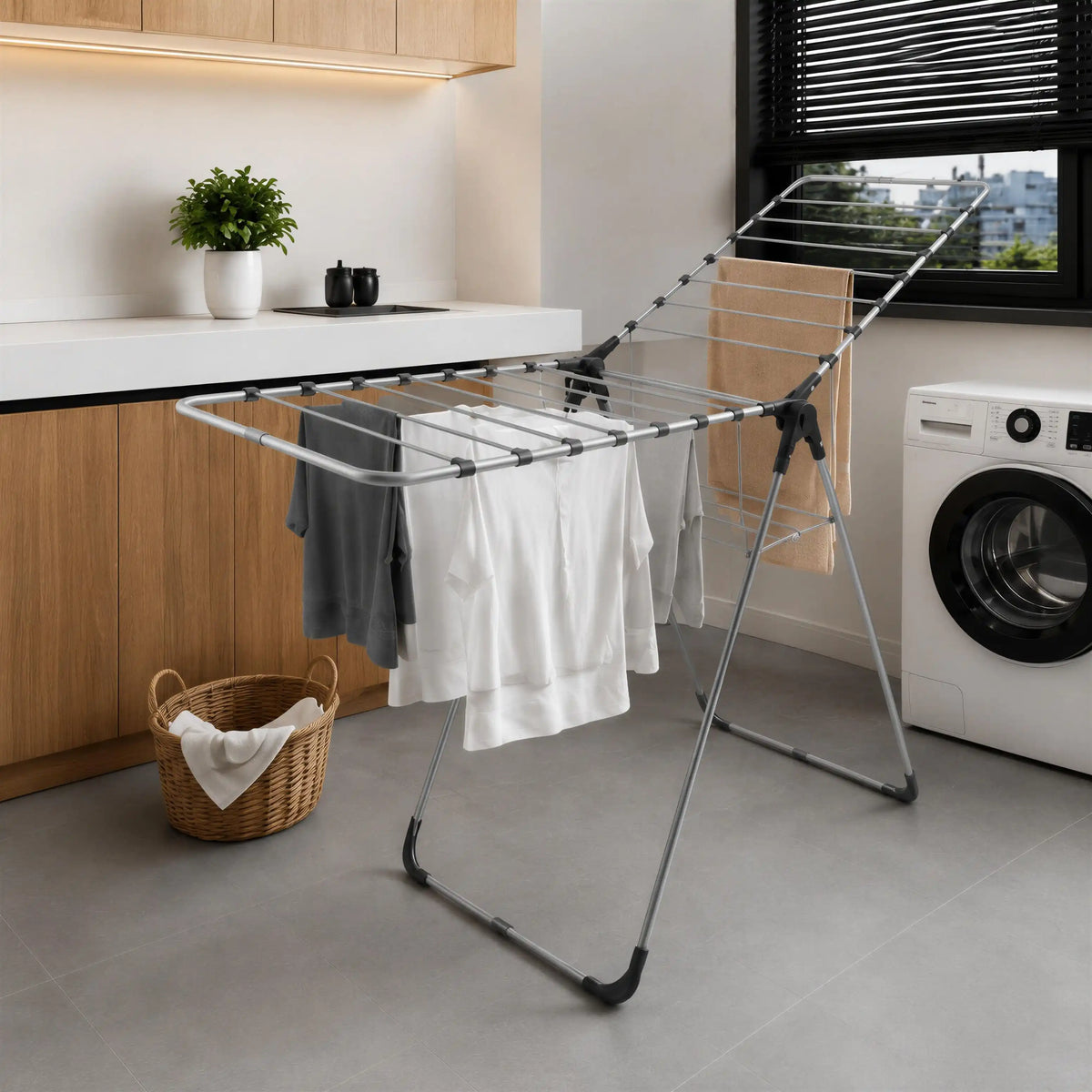 Étendoir à linge pliable 178 cm – vue 2