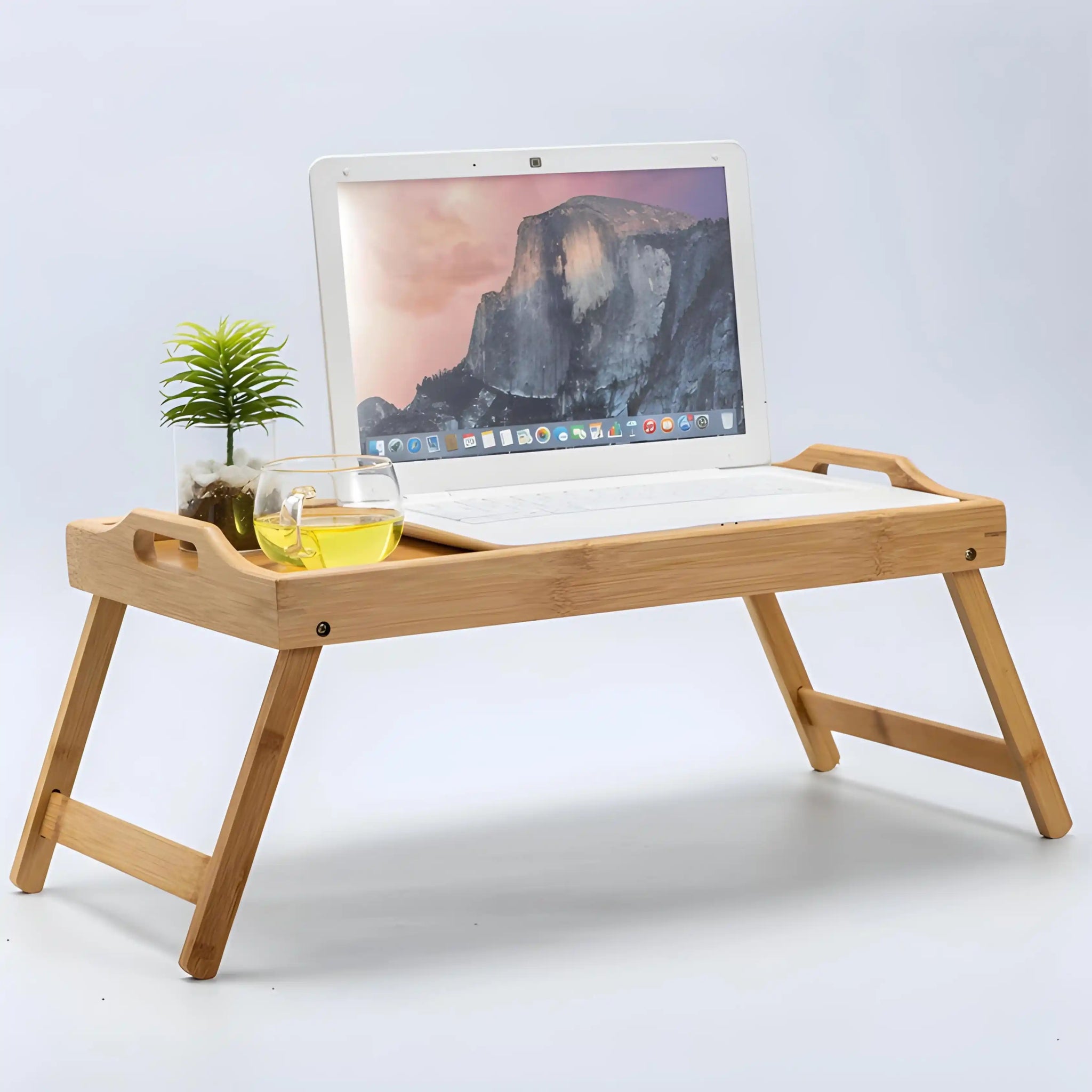 Table pliable en bambou polyvalente