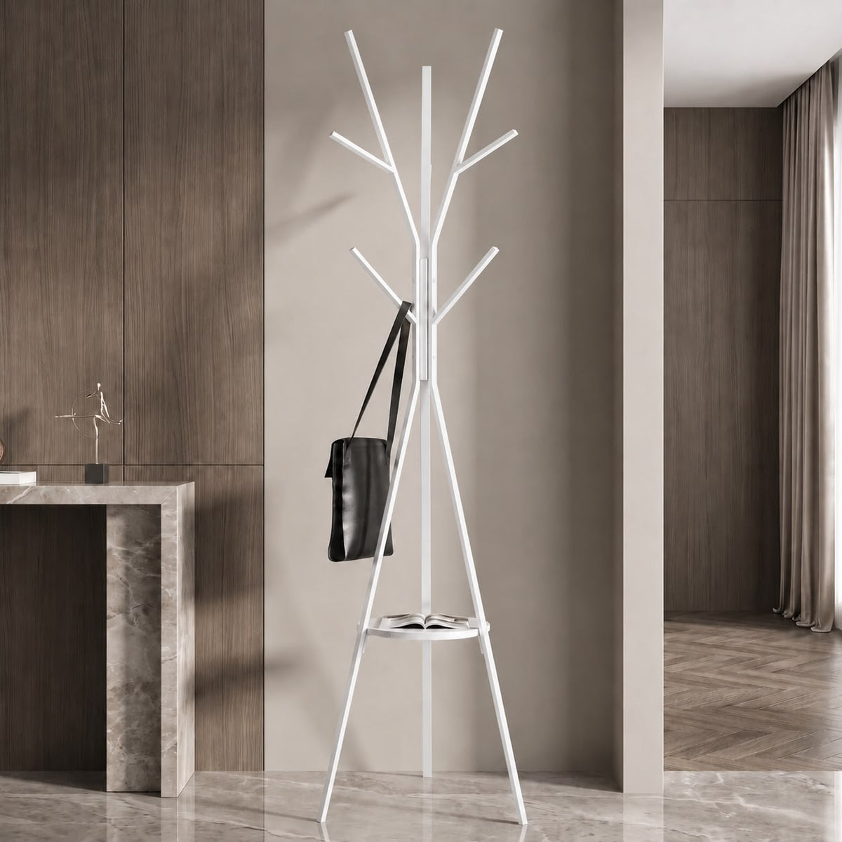 Porte-manteau arbre en métal – vue 3