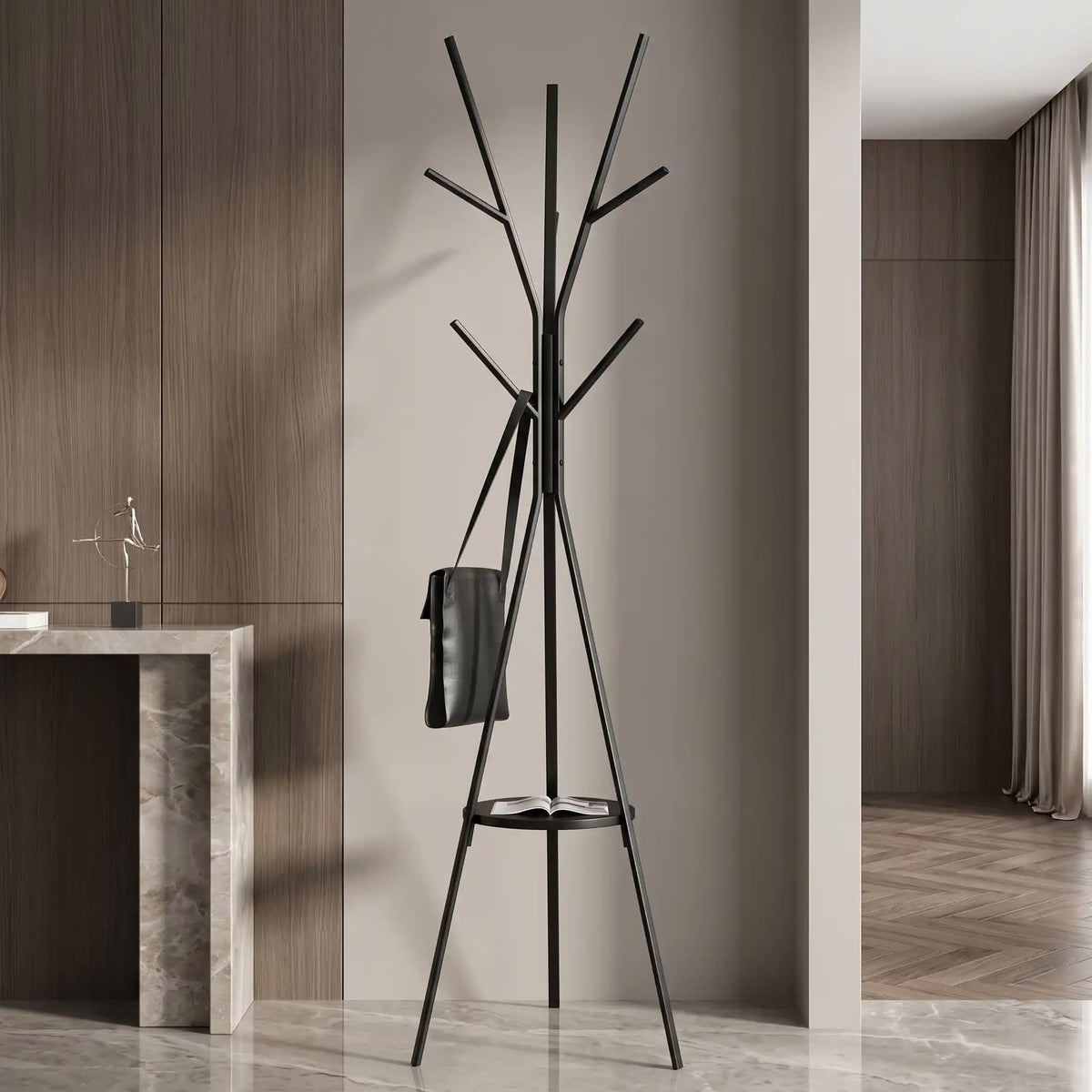 Porte-manteau arbre en métal – vue 2