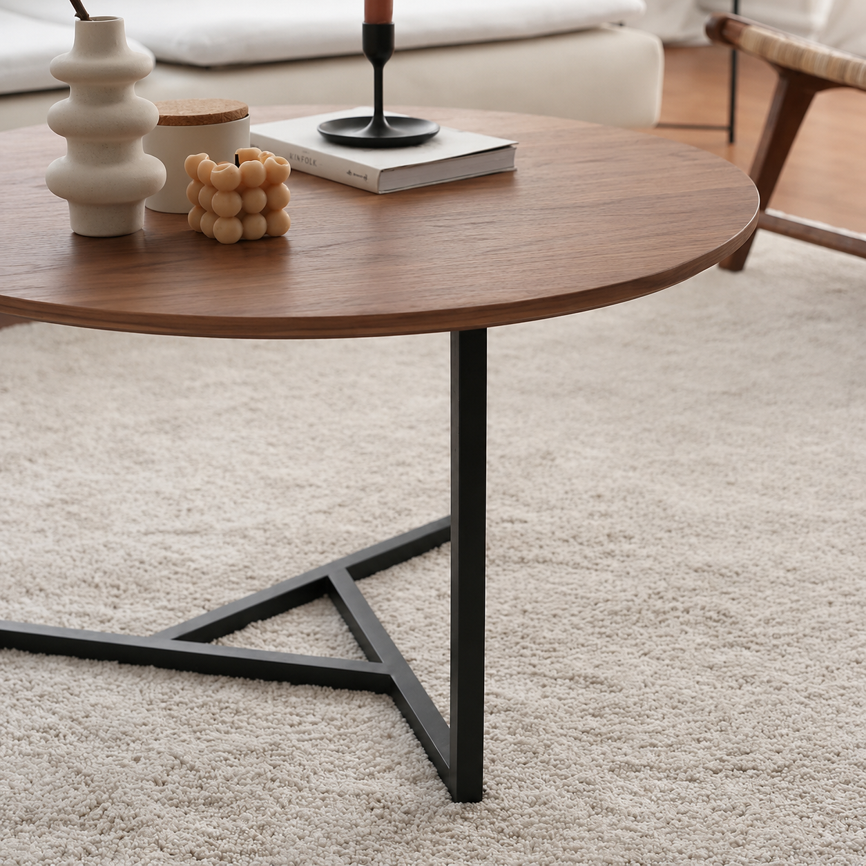 Table basse TRIKA finition blanche